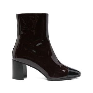 CAREL PARIS Women's Block Heel Ankle Boots Women BROWN